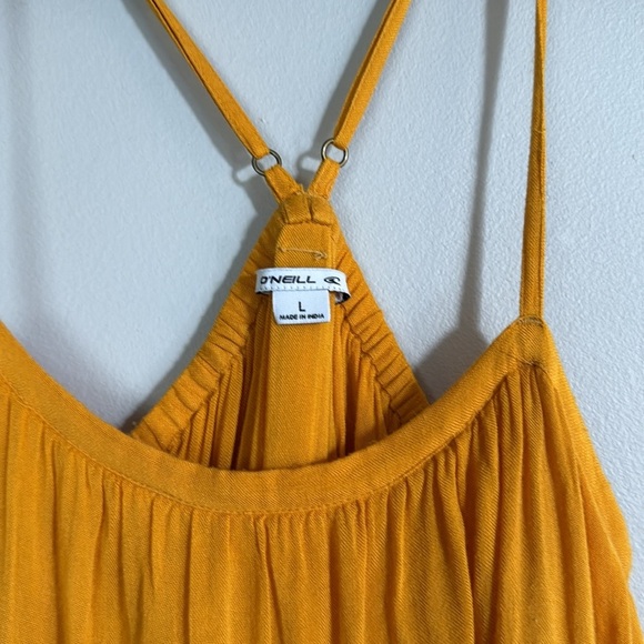 O'neill | Yellow Tiered Sun Dress | Size L - Picture 5 of 6